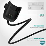 Microsonic Samsung Galaxy Fit 2 Manyetik USB Şarj Kablosu Siyah