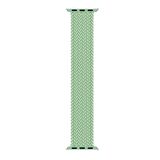 Microsonic Apple Watch Series 6 40mm Kordon, (Medium Size, 147mm) Braided Solo Loop Band Açık Yeşil
