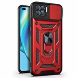 Microsonic Oppo Reno 4 Lite Kılıf Impact Resistant Kırmızı