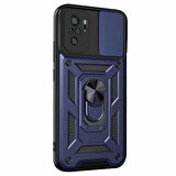 Microsonic Xiaomi Redmi Note 10 Kılıf Impact Resistant Lacivert