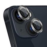 Microsonic Apple Uyumlu iPhone 13 Tekli Kamera Lens Koruma Camı Füme