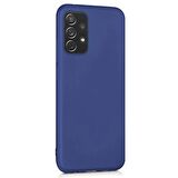 Microsonic Matte Silicone Samsung Galaxy A73 5G Kılıf Lacivert