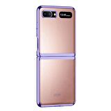 Microsonic Samsung Galaxy Z Flip Kılıf Shell Platinum Mor