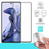 Microsonic Xiaomi Mi 11T Pro Seramik Matte Flexible Ekran Koruyucu Siyah