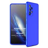 Microsonic Samsung Galaxy A53 5G Kılıf Double Dip 360 Protective Mavi