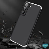 Microsonic Samsung Galaxy S22 Plus Kılıf Double Dip 360 Protective Kırmızı