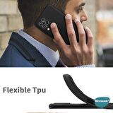 Microsonic Matte Silicone Samsung Galaxy M33 Kılıf Siyah