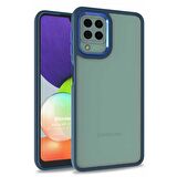 Microsonic Samsung Galaxy A12 Kılıf Bright Planet Lacivert