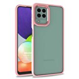 Microsonic Samsung Galaxy M12 Kılıf Bright Planet Rose Gold