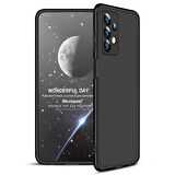 Microsonic Samsung Galaxy A13 4G Kılıf Double Dip 360 Protective Siyah