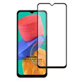 Microsonic Samsung Galaxy M33 Tam Kaplayan Temperli Cam Ekran Koruyucu Siyah