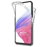 Microsonic Samsung Galaxy A53 5G Kılıf 6 Tarafı Tam Full Koruma 360 Clear Soft Şeffaf