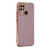 Microsonic Xiaomi Redmi 10C Kılıf Olive Plated Lila