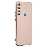 Microsonic Xiaomi Redmi Note 8 Kılıf Olive Plated Pembe