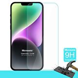 Microsonic Apple Uyumlu iPhone 14 Tempered Glass Cam Ekran Koruyucu