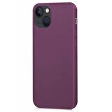 Microsonic Matte Silicone Apple iPhone 14 Plus Kılıf Mor
