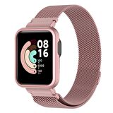 Microsonic Xiaomi Redmi Watch 2 Lite Milanese Loop Kordon Pembe