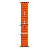 Microsonic Apple Watch Series 6 44mm Kordon Ocean Band Turuncu