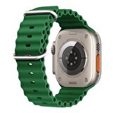 Microsonic Apple Watch Series 8 41mm Kordon Ocean Band Yeşil