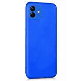 Microsonic Matte Silicone Samsung Galaxy A04 Kılıf Mavi