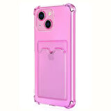 Microsonic Apple iPhone 14 Plus Card Slot Shock Kılıf Pembe