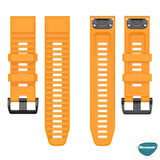 Microsonic Garmin Fenix 7X Kordon Quick Fit Strap Band Hardal