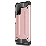 Microsonic Xiaomi Redmi Note 11 SE Kılıf Rugged Armor Rose Gold