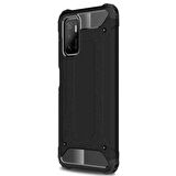Microsonic Xiaomi Redmi Note 11 SE Kılıf Rugged Armor Siyah