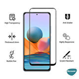Microsonic Xiaomi Redmi Note 11 SE Tam Kaplayan Temperli Cam Ekran Koruyucu Siyah