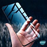 Microsonic Oppo A76 Tam Kaplayan Temperli Cam Ekran Koruyucu Siyah