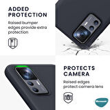 Microsonic Matte Silicone Xiaomi Mi 12T Pro Kılıf Siyah