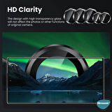 Microsonic Samsung Galaxy S23 Ultra Tekli Kamera Lens Koruma Camı Gümüş