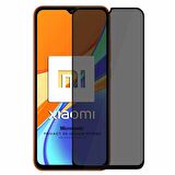 Microsonic Xiaomi Redmi 10A Privacy 5D Gizlilik Filtreli Cam Ekran Koruyucu Siyah