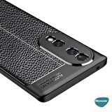 Microsonic Honor 70 Kılıf Deri Dokulu Silikon Lacivert
