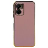 Microsonic Xiaomi Redmi Note 11E Kılıf Olive Plated Rose Gold