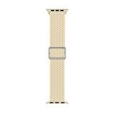 Microsonic Apple Watch Series 7 45mm Kordon Braided Loop Band Bej