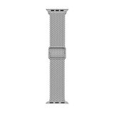 Microsonic Apple Watch Series 8 41mm Kordon Braided Loop Band Gri