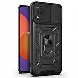 Microsonic Samsung Galaxy M12 Kılıf Impact Resistant Siyah