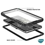 Microsonic Samsung Galaxy S23 Ultra Kılıf Waterproof 360 Full Body Protective Siyah