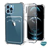Microsonic Samsung Galaxy A54 Card Slot Shock Kılıf Şeffaf