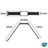 Microsonic Xiaomi Redmi Smart Band 2 Kordon, Silicone Sport Band Mavi