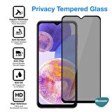 Microsonic Samsung Galaxy A34 Privacy 5D Gizlilik Filtreli Cam Ekran Koruyucu Siyah