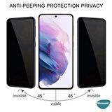Microsonic Infinix Hot 11S Privacy 5D Gizlilik Filtreli Cam Ekran Koruyucu Siyah