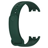 Microsonic Xiaomi Mi Band 8 Silikon Kordon Koyu Yeşil