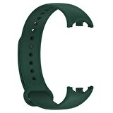 Microsonic Xiaomi Mi Band 8 Silikon Kordon Koyu Yeşil