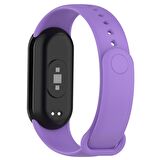 Microsonic Xiaomi Mi Band 8 Silikon Kordon Lila