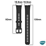 Microsonic Huawei Band 8 Kordon, Silicone Sport Band Siyah