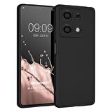 Microsonic Matte Silicone Infinix Note 30 Kılıf Siyah