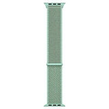 Microsonic Apple Watch Series 9 41mm Hasırlı Kordon Woven Sport Loop Yeşil
