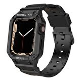 Microsonic Apple Watch 9 41mm Kordon Single Apex Resist Siyah